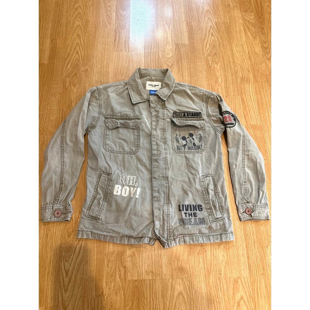 Holl Haus Holland X Disney Mickey Military Style Jacket, Size Women's Small